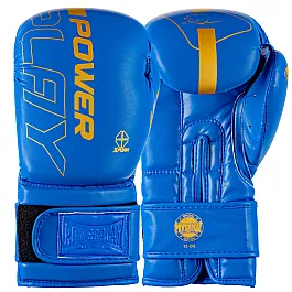 Боксерські рукавиці PowerPlay 3089 Alpha Сині 14 унцій