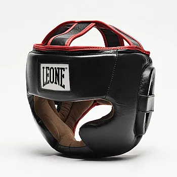 Боксерський шолом Leone CS426 FULL COVER Black M