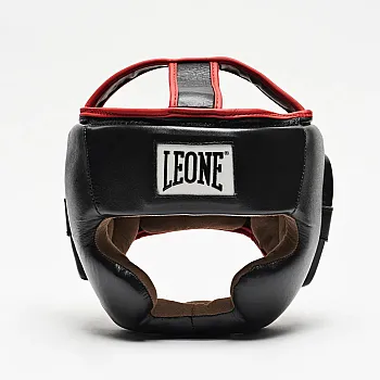 Боксерський шолом Leone CS426 FULL COVER Black M