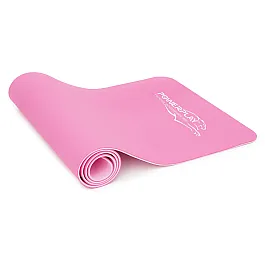 Килимок для йоги та фітнесу PowerPlay 4150 TPE Premium Performance Mat Рожевий (183x61x0.6 см.)