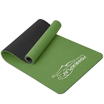 Килимок для йоги та фітнесу PowerPlay 4150 TPE Premium Performance Mat Зелений (183x61x0.6 см.)