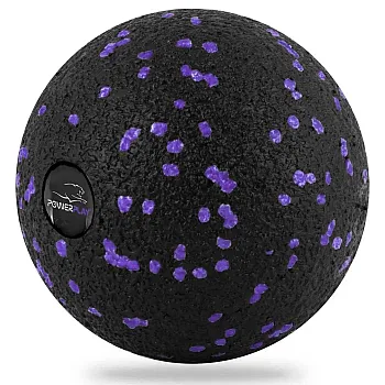 Масажний м'яч PowerPlay PP-4350 Epp Massage Ball (d8) Чорно/Фіолетовий