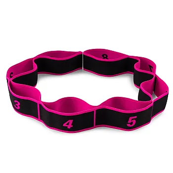 Еспандер з петлями для розтяжки PowerPlay PP_4311 Fitness Band Рожева (88*4см.)