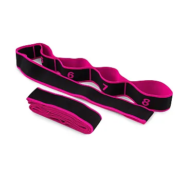 Еспандер з петлями для розтяжки PowerPlay PP_4311 Fitness Band Рожева (88*4см.)