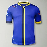 Футболка игровая LEGEA BEIRA голубо-желтая фото товара