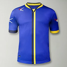 Футболка игровая LEGEA BEIRA голубо-желтая