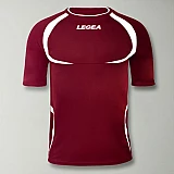 Футболка LEGEA TAIPEI MC Бордово-белый Футболка LEGEA TAIPEI MC Бордово-белый фото товара