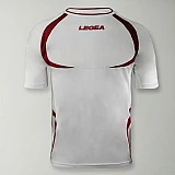 Футболка LEGEA TAIPEI MC Бело-бордовый Футболка LEGEA TAIPEI MC Бело-бордовый фото товара
