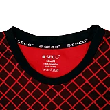 Футбольна форма SECO® Geometry Set чорно-червона фото товару