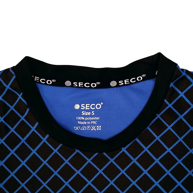 Футбольная форма SECO® Geometry Set черно-синяя фото товара