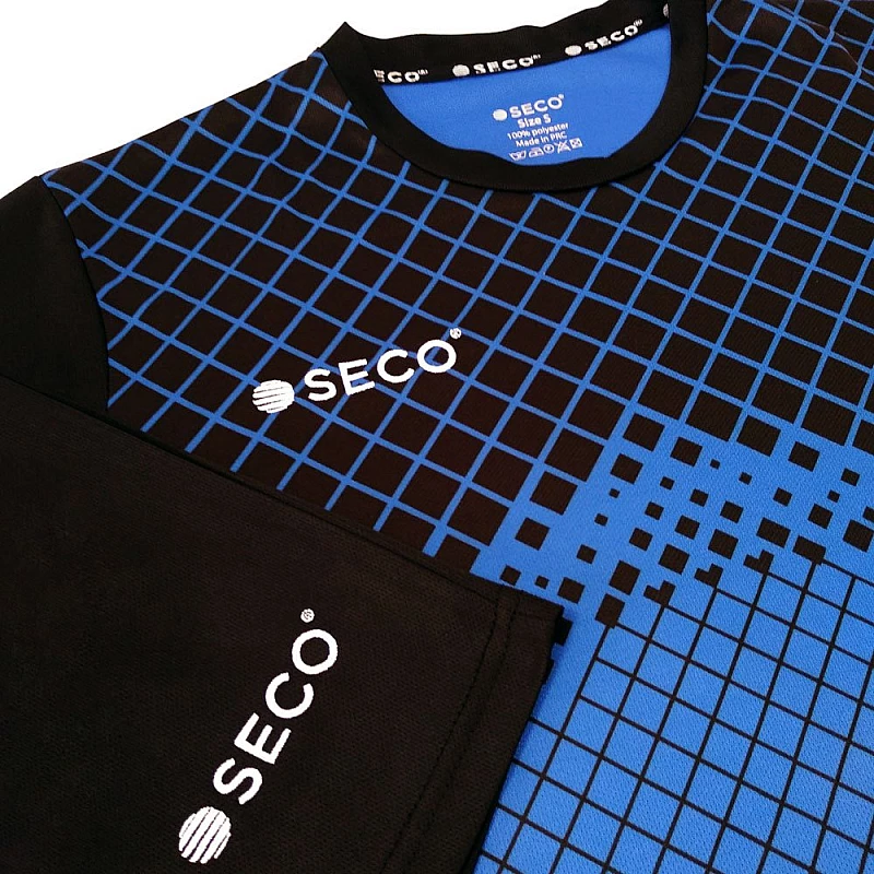 Футбольная форма SECO® Geometry Set черно-синяя фото товара
