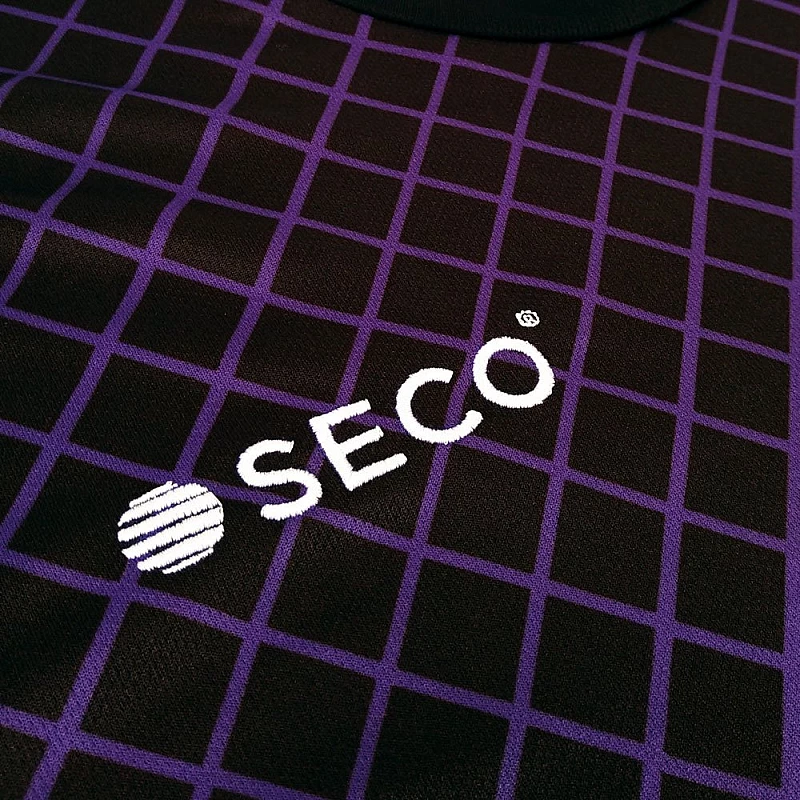 Футбольна форма SECO® Geometry Set чорно-фіолетова фото товару