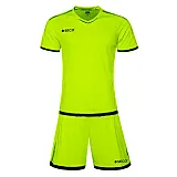 Футбольна форма SECO® Basic Set салатово-чорна фото товару