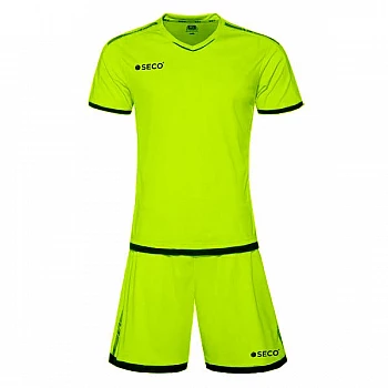 Футбольна форма SECO® Basic Set салатово-чорна