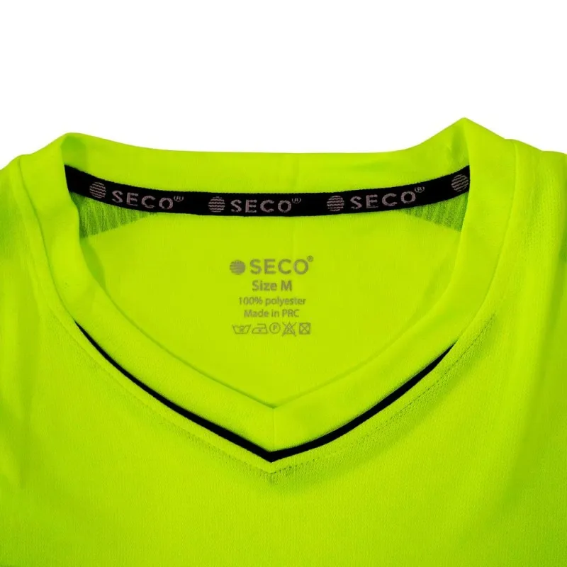 Футбольна форма SECO® Basic Set салатово-чорна фото товару