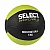 Мяч медицинский SELECT Medicine ball чорн/салатовий, 5кг
