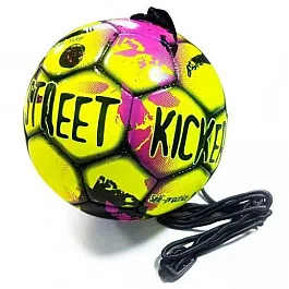 М’яч футбольний SELECT Street Kicker (014) жовт/чорн, 4