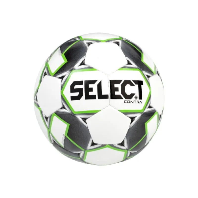 М’яч футбольний SELECT Contra (FIFA Basic) біл/зелен, 3