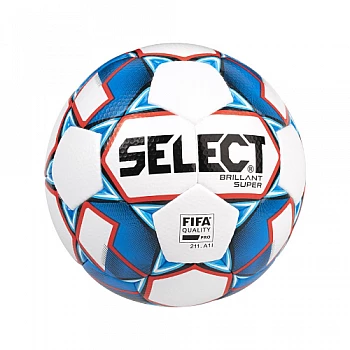 М’яч футбольний SELECT Brillant Super (FIFA QUALITY PRO) (015) біл/синій, 5