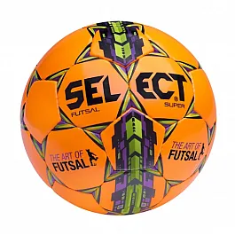 М’яч футзальний SELECT Futsal Super (FIFA Quality PRO) (316) помаранч\зел\фіолет, 4