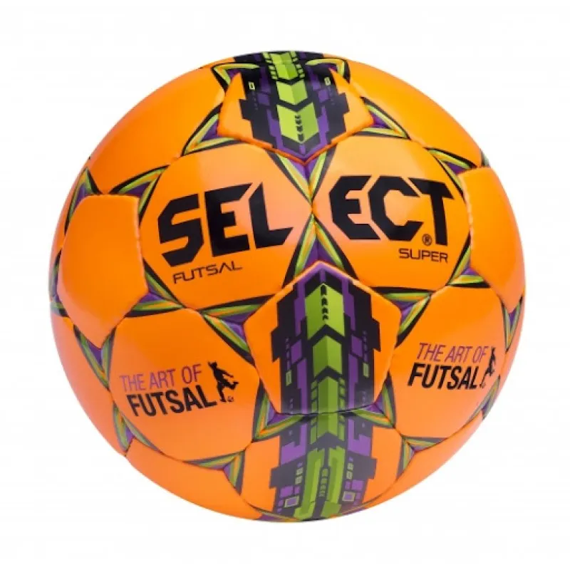 М’яч футзальний SELECT Futsal Super (FIFA Quality PRO) (316) помаранч\зел\фіолет, 4