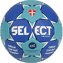 Мяч гандбольный SELECT Mundo (212) син/блакит, 3