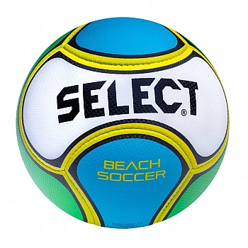 М'яч для пляжного футболу SELECT Beach Soccer (929) біл/син/зел, 5