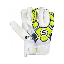 Рукавиці воротарські SELECT 34 Protection (329) біл/жовт/син, 9