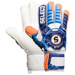 Перчатки вратарские SELECT 34 Protection (330) син/біл/помаран, 9,5