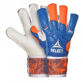 Перчатки вратарские SELECT 34 Protection (331) помаранч/син/білий, 10