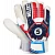 Перчатки вратарские SELECT 04 Kids Protection (321) т.син/черв/біл, 7