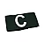 Капитанская повязка SELECT Captain's band (velcro) (010) чорний, junior