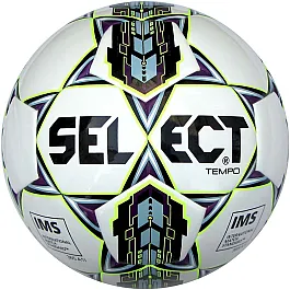 Мяч футбольный SELECT Tempo TB (IMS) (307) біл/чорн/блакит, 5