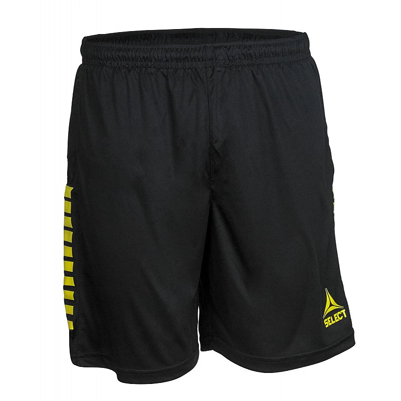 Шорти SELECT Spain player shorts чорний/жовт, 8 років