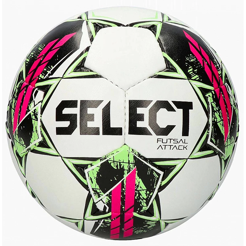 Мяч футзальный SELECT Futsal Attack v22 біл/рожев, 4