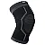 Наколенник SELECT Elastic Knee Support (009) чорн/сірий, L