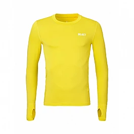 Термофутболка SELECT 6902 Compression shirt with long sleeves (L/S) жовтий, 10/12