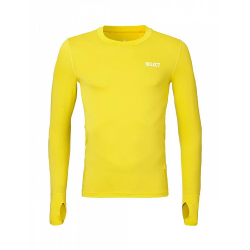 Термофутболка SELECT 6902 Compression shirt with long sleeves (L/S) жовтий, 10/12