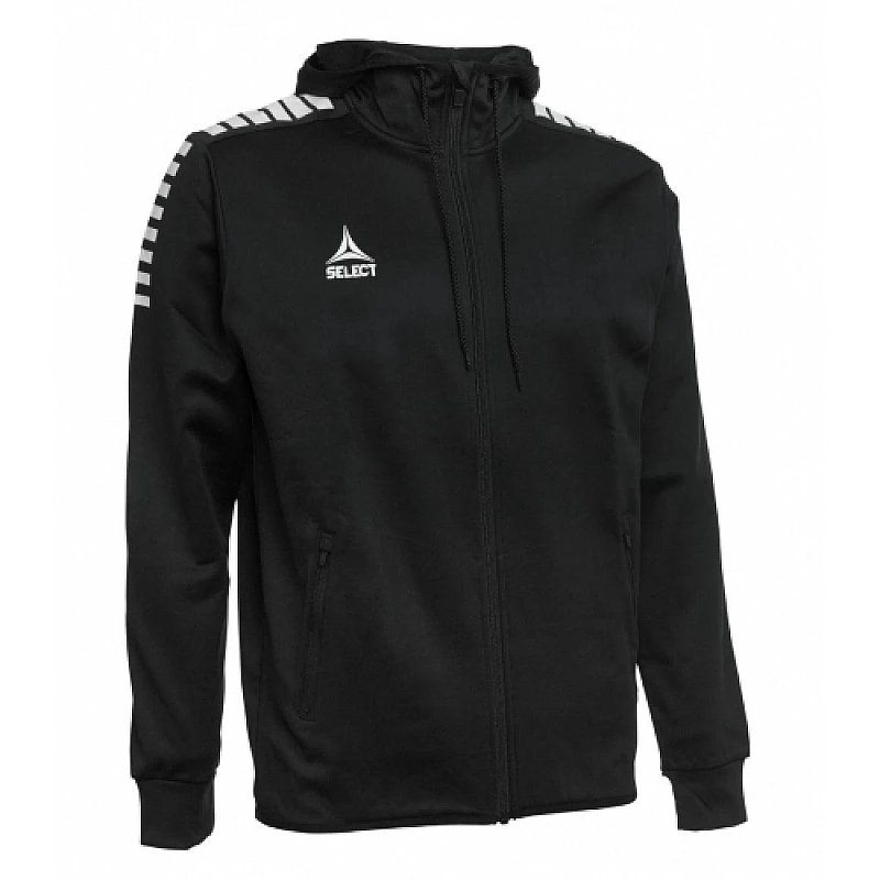 Спортивная куртка SELECT Monaco zip hoodie  чорний, M фото товара