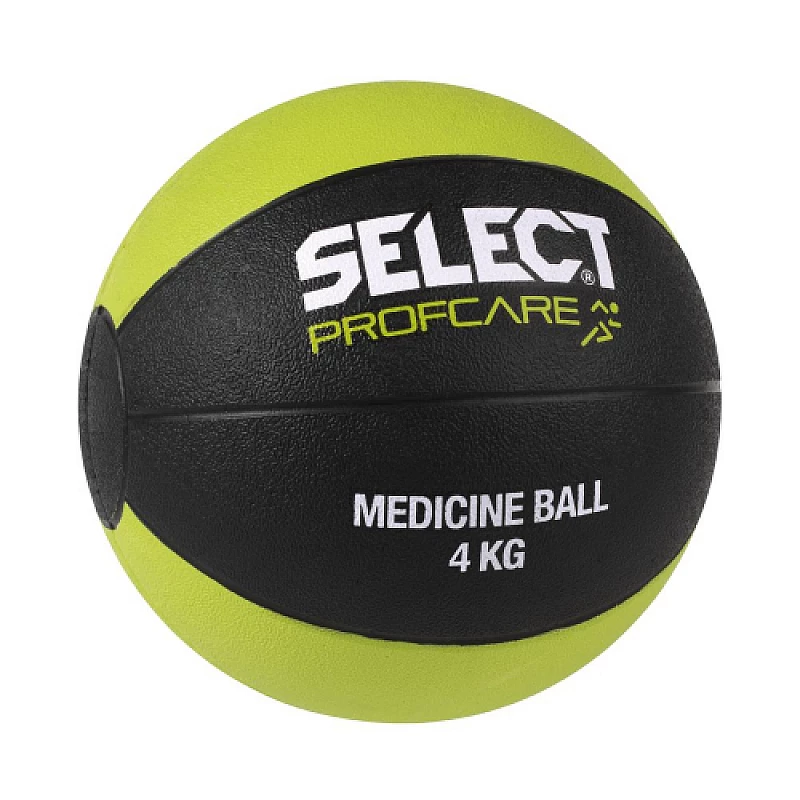 Мяч медицинский SELECT Medicine ball (1 kg)  чорн/салатовий, 4кг фото товара