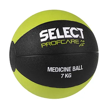 М’яч медичний SELECT Medicine ball чорн/салатовий, 7кг