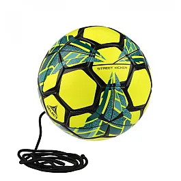М’яч футбольний SELECT Street Kicker (012) жовт/зелен, 4