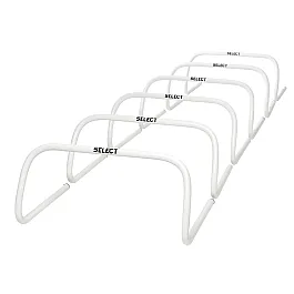 Набор тренировочных барьеров SELECT Training hurdle (6 штук) білий, 50х23 см