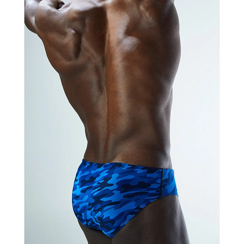 Чоловічі плавки TYR Men's Camo Racer, Blue, 28, Blue