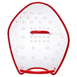Лопатки для плавання TYR Catalyst Stroke Training Paddles, Червоний, M, CLEAR/ BLACK