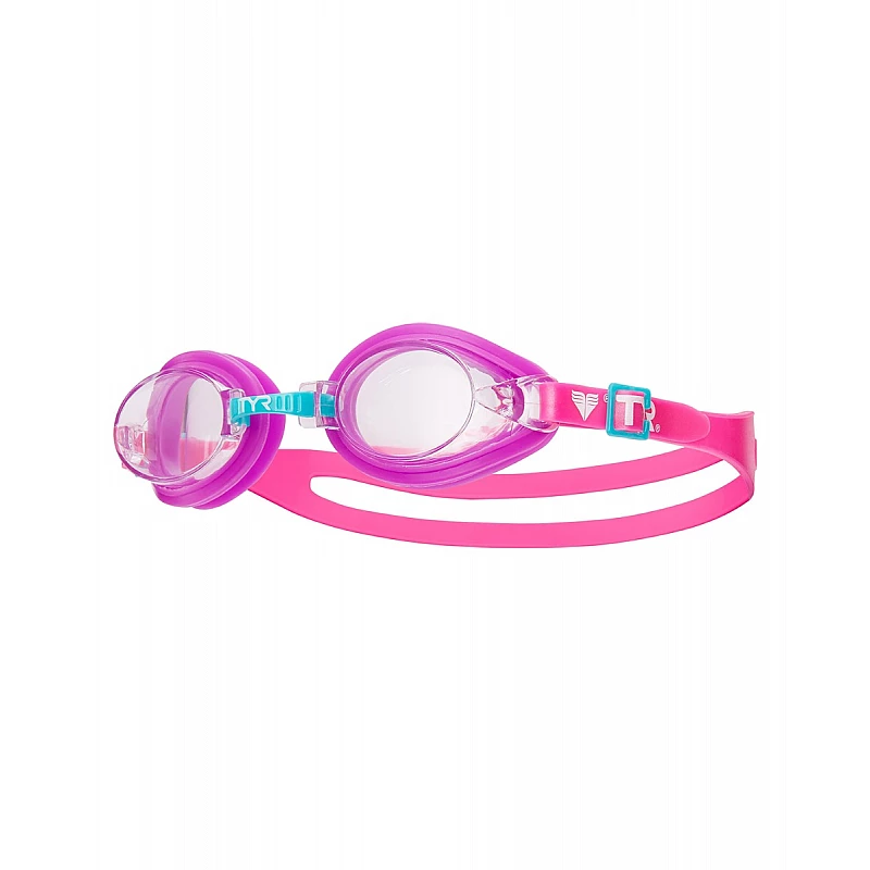 Окуляри TYR Qualifier Kids, Clear/Purple/Pink