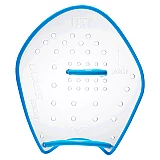 Лопатки для плавання TYR Catalyst Stroke Training Paddles, Блакитний, L, CLEAR/ BLACK