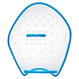 Лопатки для плавання TYR Catalyst Stroke Training Paddles, Блакитний, L, CLEAR/ BLACK