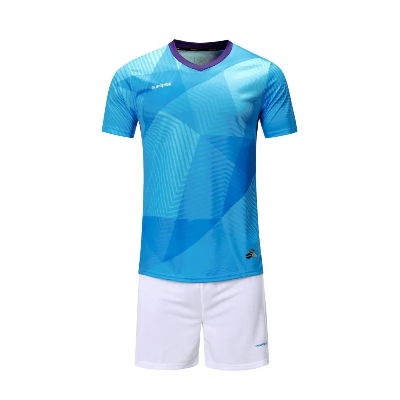 Футбольная форма Europaw 025 голубо-белая [S] фото товару