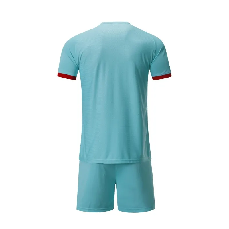 Футбольная форма Europaw 026 бирюзово-красная [S] фото товару